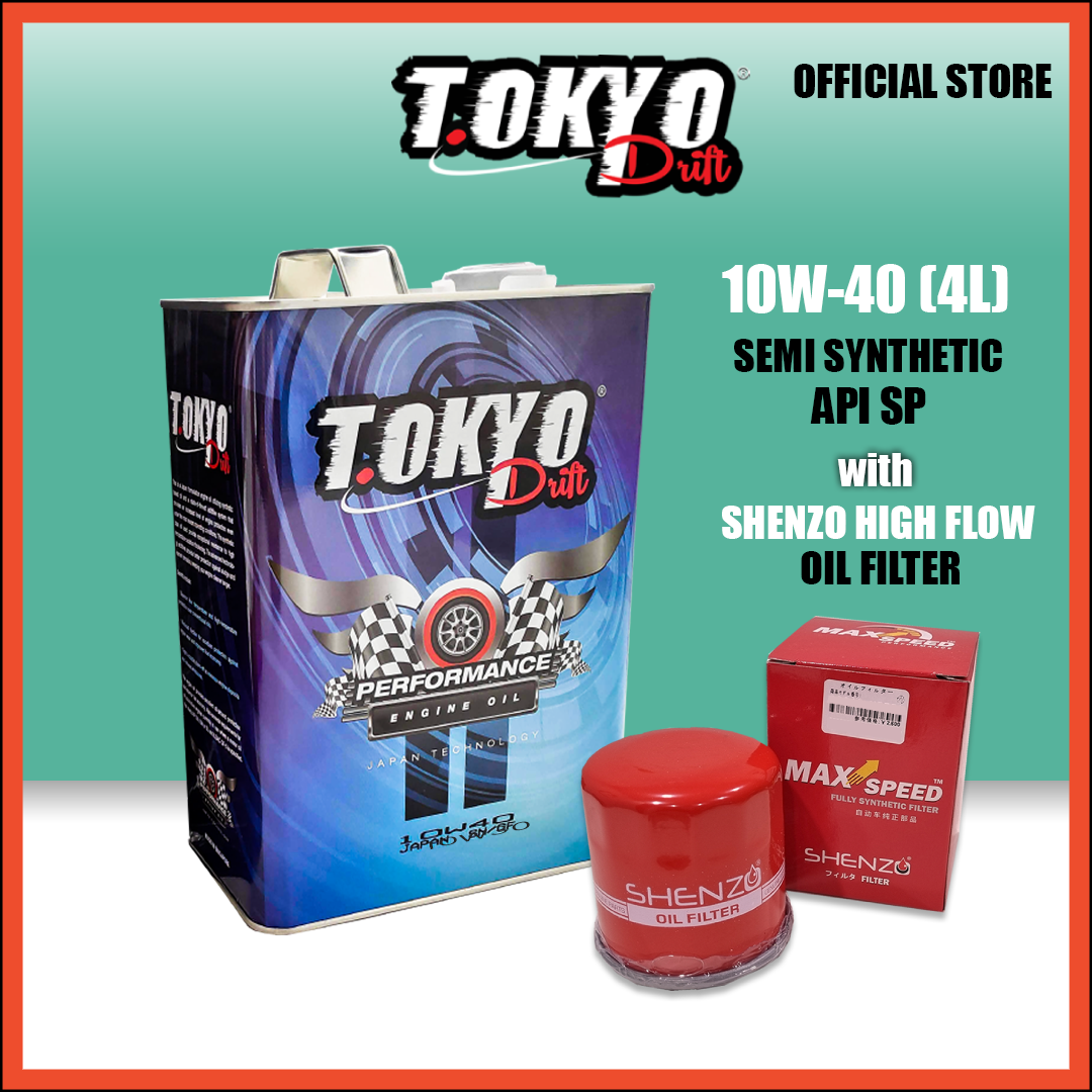 Tokyo Drift 10W40 Engine Oil Semi Synthetic API SP 4L/5L/1L - Image 2