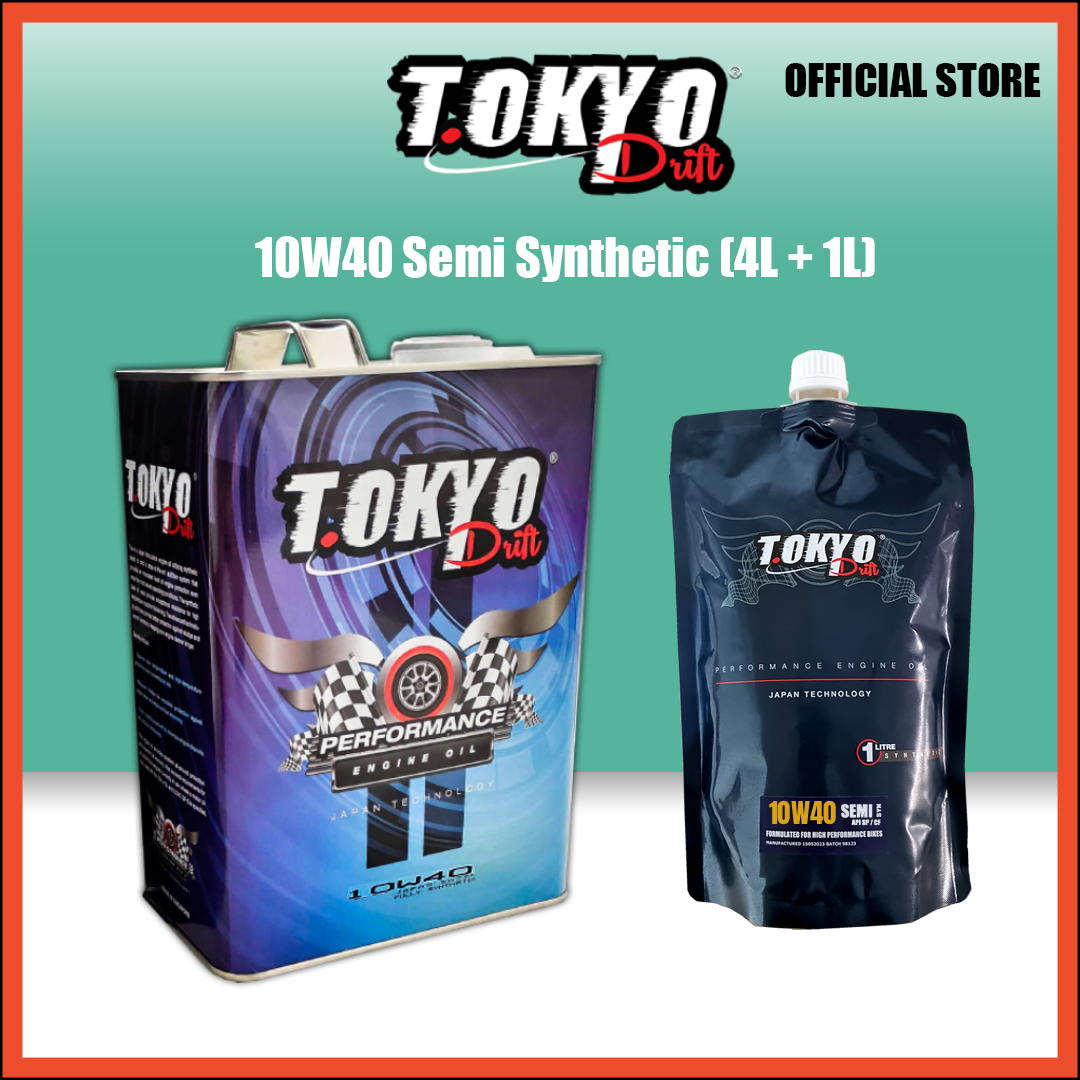 Tokyo Drift 10W40 Engine Oil Semi Synthetic API SP 4L/5L/1L - Image 4