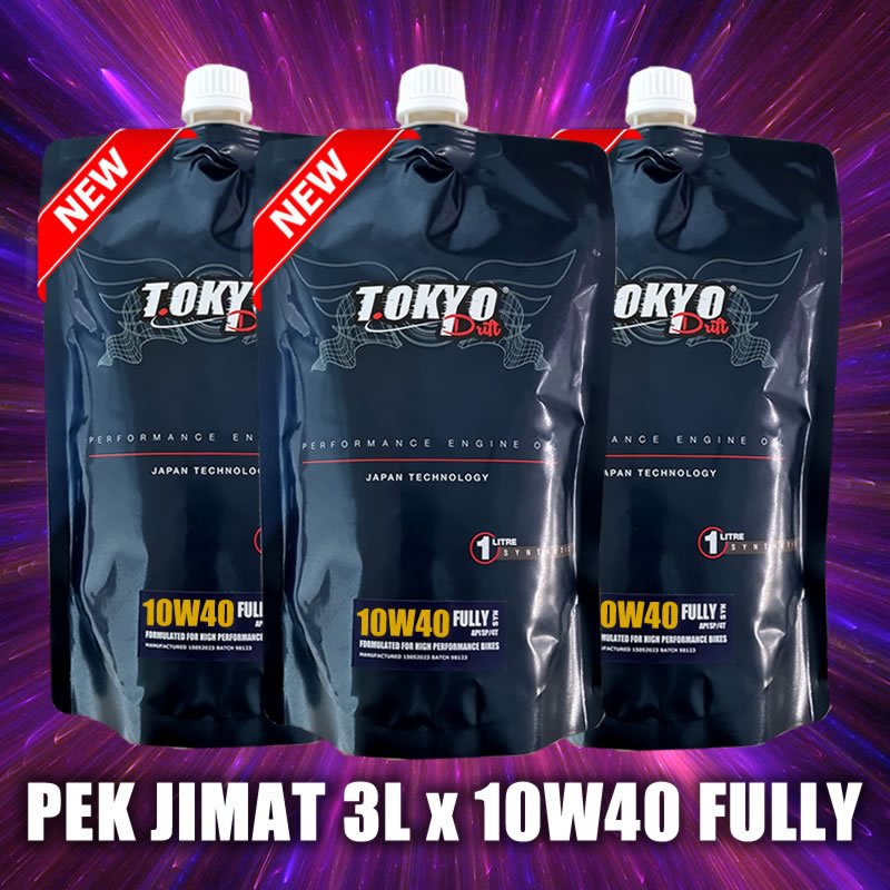 Tokyo 10W40 15W50 Fully Synthetic Motorcycle Engine Oil 1L/3L - Image 3