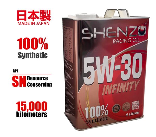 Shenzo Racing Oil 5W30 Fully Synthetic Engine Oil Made in Japan 4L