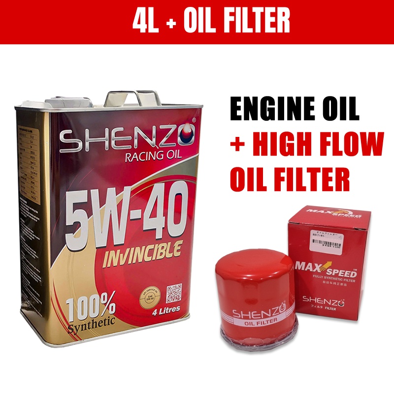 Shenzo Racing Oil 5W40 Fully Synthetic Engine Oil Made in Japan 4L - Image 2