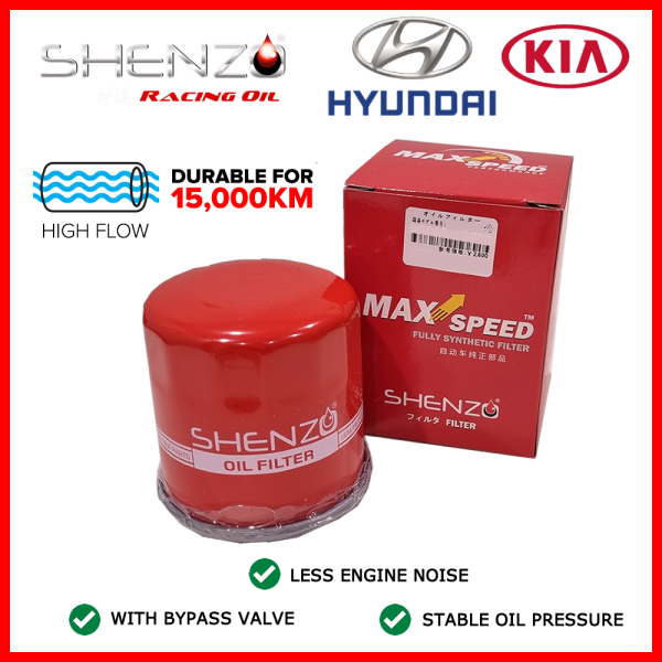 Shenzo High Flow Performance Oil Filter for Hyundai / Kia Performance Oil Filter