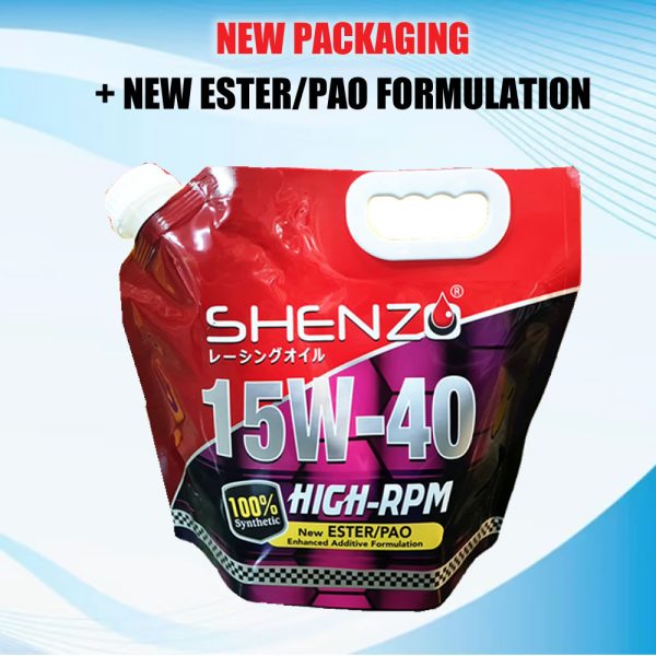 Shenzo Racing Oil 15W40 Fully Synthetic Engine Oil Made in Japan 4L - Image 2
