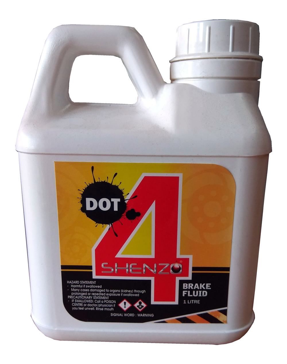 Shenzo Brake Fluid DOT 4 Fully Synthetic Brake Fluid (1L) - Image 3